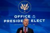 President-elect Joe Biden speaks during an event at The Queen theater in Wilmington, Del., Friday, Jan. 8, 2021, to announce key administration posts. (AP Photo/Susan Walsh)