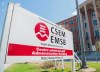 A sign for the English Montreal School Board (EMSB) is shown in Montreal, Sunday, May 3, 2020. THE CANADIAN PRESS/Graham Hughes