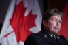 RCMP Commissioner Brenda Lucki attends a news conference at RCMP National headquarters in Ottawa on Tuesday, September 17, 2019. THE CANADIAN PRESS/Chris Wattie