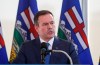 Alberta Premier Jason Kenney speaks during a press conference in Edmonton on February 24, 2020. THE CANADIAN PRESS/Jason Franson