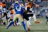 CP
Winnipeg Blue Bombers' Deatrick Nichols (32) knocks the ball away from B.C. Lions' Lemar Durant (1) as he attempts the catch during the first half of CFL action in Winnipeg Saturday, October 23, 2021. (John Woods / The Canadian Press files)