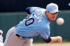 Tampa Bay Rays starting pitcher Charlie Morton (50) warms up before the second inning of a spring training baseball game against the Baltimore Orioles Monday, March 2, 2020, in Sarasota, Fla. (AP Photo/John Bazemore)