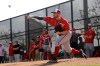 Washington Nationals pitcher Stephen Strasburg throws a bullpen session during spring training baseball practice Friday, Feb. 14, 2020, in Jupiter, Fla. (AP Photo/Jeff Roberson)