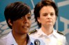 Atlanta Mayor Keisha Lance Bottoms announces a 9 p.m. curfew as protests continue over the death of George Floyd, Saturday, May 30, 2020, in Atlanta. Protests were held in U.S. cities over the death of Floyd, a black man who died after being restrained by Minneapolis police officers on May 25. (Ben Gray/Atlanta Journal-Constitution via AP)