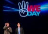 Virgin Atlantic Airways says it is suspending its sponsorship of WE Charity amid an ongoing controversy over a deal to run a student-volunteer program. Marc, left, and Craig Kielburger, co-founders of the charity Free the Children, speak at the charity's We Day celebrations in Kitchener, Ont., Thursday, Feb. 17, 2011. THE CANADIAN PRESS/Geoff Robins