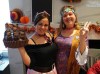 Melanie Vicente, left, and her sister Lolita Do Paco pose in an October 2019, handout photo. Fears that an invisible virus may be lurking among trick-or-treaters this Halloween will keep Vicente's two children home this year, but the Toronto mom says she's determined to make sure her beloved holiday is still spooktacular. THE CANADIAN PRESS/HO, *MANDATORY CREDIT*