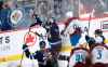 CP
Winnipeg Jets' Blake Wheeler celebrates his game winning goal against the Colorado Avalanche during the third period NHL in Winnipeg, Sunday. (John Woods / Winnipeg Free Press)