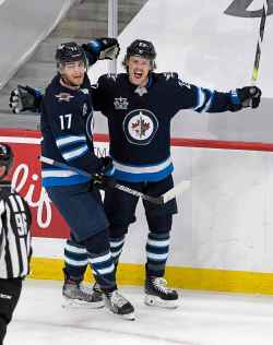 CP
Mason Appleton (right) is now a member of the Seattle Kraken. (Fred Greenslade / TheCanadian Press files)