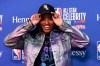 Diamond DeShields arrives on the red carpet prior to an NBA Celebrity All-Star basketball game Friday, Feb. 14, 2020, in Chicago. (AP Photo/David Banks)