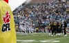 A CFL sideline official stands by as the Hamilton Tiger-Cats and Toronto Argonauts do battle in second half CFL action in Hamilton on September 1, 2003. The league has faced problems across the country, and even in the United States for a few years, in the past few decades. While things have stabilized in recent years, the CFL faces one of the biggest challenges of its history now that it has cancelled the 2020 season during the COVID-19 pandemic. In 2003 the Toronto Argonauts and Tiger-Cats squared off in what is known as the 'Bankruptcy Bowl' because neither team had an owner. The Ticats are eventually bought by current owner Bob Young, while Howard Sokolowski and David Cynamon buy the Argos. THE CANADIAN PRESS/Frank Gunn