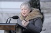 Bernadette Jordan addresses the media following a swearing in ceremony at Rideau Hall in Ottawa on January 14, 2019. A Nova Scotia MP is demanding federal fisheries minister step in to quell rising anger among lobster fishermen who are accuing Indigenous fishermen of illegaly trapping and selling lobster out of season. Chris d'Entremont, the Conservative MP for West Nova, has written a letter to Fisheries Minister Bernadette Jordan, saying he is worried about the safety of his constituents. THE CANADIAN PRESS/Adrian Wyld