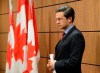 Conservative MP Pierre Poilievre holds a press conference on Parliament Hill in Ottawa on July 29, 2020. THE CANADIAN PRESS/Sean Kilpatrick