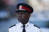 Toronto Police Chief Mark Saunders addresses media following a shooting in downtown Toronto on May 26, 2020. Toronto's police chief says he's stepping down as head of the force. Mark Saunders says his resignation from the top job will take effect July 31. He has held the position since 2015, and was set to remain in the post until at least 2021. THE CANADIAN PRESS/Cole Burston