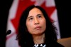 Chief Public Health Officer of Canada Theresa Tam participates in a press conference following the announcement by the Government of Ontario of the first presumptive confirmed case of a novel coronavirus in Canada, in Ottawa, on Sunday, Jan. 26, 2020. THE CANADIAN PRESS/Justin Tang