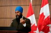 NDP Leader Jagmeet Singh speaks during a news conference in Ottawa, on Monday, June 1, 2020. THE CANADIAN PRESS/Justin Tang