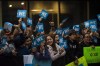 A crowd gathers before the We Day red carpet in Toronto, on Thursday, September 20, 2018. Thousands of pages of newly released documents back up the Trudeau government's contention that it was federal public servants who recommended a student service grant program be administered by WE Charity. THE CANADIAN PRESS/Christopher Katsarov