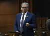 Minister of Northern Affairs Dan Vandal rises during a meeting of the Special Committee on the COVID-19 Pandemic in the House of Commons on Parliament Hill in Ottawa, on Tuesday, June 9, 2020. Northern Affairs Minister Dan Vandal says he's been revolted by recent videotaped examples of 