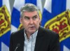 Premier Stephen McNeil attends a briefing on COVID-19 in Nova Scotia, in Halifax on Tuesday, March 17, 2020. Nova Scotia's premier is accusing the province's teachers union of 