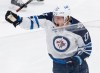 CP
Winnipeg Jets' Nikolaj Ehlers celebrates his goal during the third period against the Toronto Maple Leafs in Toronto on Thursday. THE CANADIAN PRESS/Frank Gunn