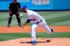 Los Angeles Dodgers starting pitcher Alex Wood throws to the plate during the first inning of a baseball game against the San Francisco Giants Saturday, July 25, 2020, in Los Angeles. (AP Photo/Mark J. Terrill)