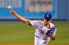Los Angeles Dodgers relief pitcher Joe Kelly throws to the plate during the eighth inning of a baseball game against the San Francisco Giants Friday, Aug. 7, 2020, in Los Angeles. (AP Photo/Mark J. Terrill)