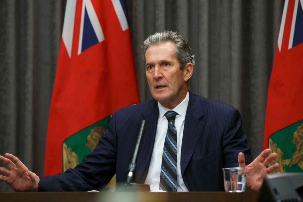 MIKE DEAL / WINNIPEG FREE PRESS FILES
Manitoba premier Brian Pallister.
