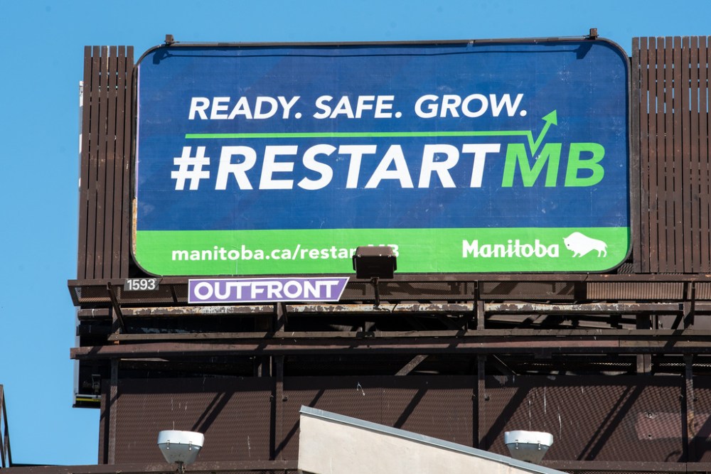 JESSE BOILY  / WINNIPEG FREE PRESS FILES
In early August, the Manitoba government launched Restart MB, an advertising campaign promoting the reopening of the province's economy.