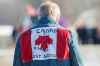 CP
A supporter arrives at a rail blockade in Tyendinaga Mohawk Territory, Ont. on Monday. (Lars Hagberg / The Canadian Press)