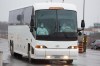 A bus carrying Canadian passengers from the Grand Princess cruise ship drives away after they arrived on a government plane from Oakland, Calif. to Canadian Forces Base Trenton in Trenton, Ont., on Tuesday, March 10, 2020.THE CANADIAN PRESS/Lars Hagberg