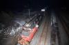 A CN train travels through Tyendinaga, near Belleville, Ont., on Monday Feb. 24, 2020, after police removed the blockade in support of Wet'suwet'en Nation hereditary chiefs attempting to halt construction of a natural gas pipeline on their traditional territories in northern B.C. THE CANADIAN PRESS/Lars Hagberg