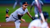 Baltimore Orioles starting pitcher Alex Cobb watches a delivery during the second inning of the team's baseball game against the Boston Red Sox at Fenway Park in Boston, Thursday, Sept. 24, 2020. (AP Photo/Charles Krupa)