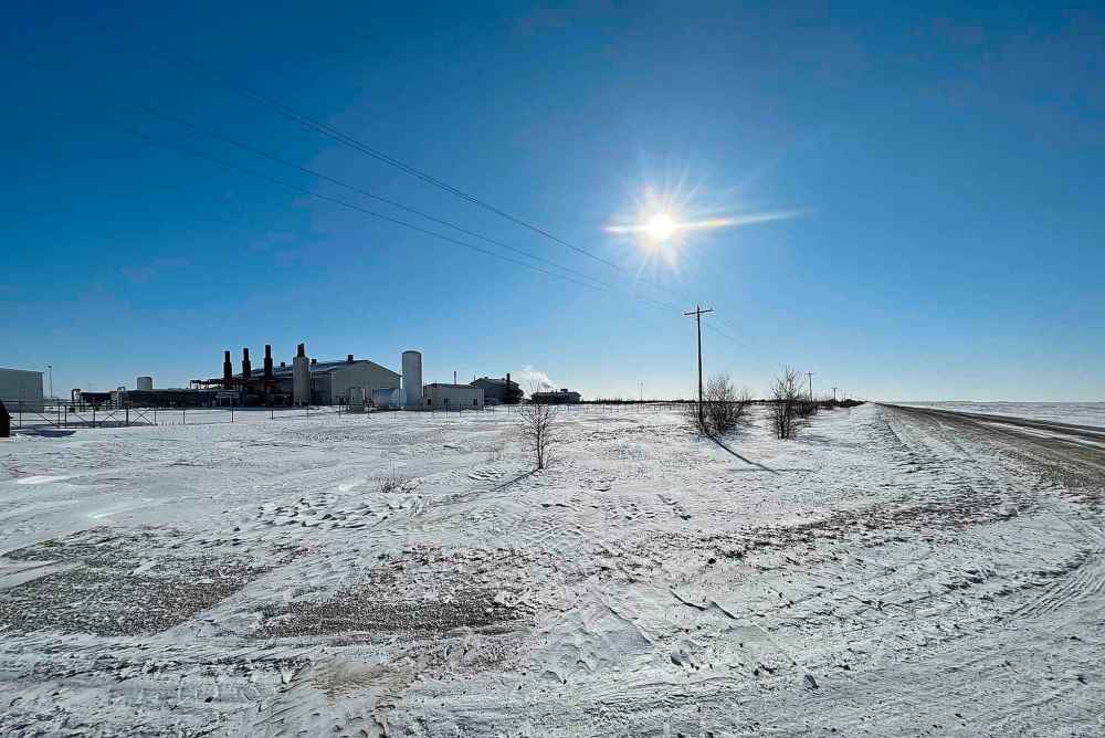 An unstaffed gas-pipeline compressor station outside the town of St. Vincent, Minn., just a few hundred metres away from the Canada-U.S. border and the spot where RCMP officers recovered the bodies of four unidentified Indian nationals Jan. 19 is shown on Tuesday, Jan. 25, 2022.Tue. Investigators believe the family of four was part of a larger group trying to enter the U.S. illegally, and planned to use the compressor station as a meeting point. THE CANADIAN PRESS/James McCarten