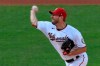 Washington Nationals starting pitcher Max Scherzer (31) throws during the first inning of a baseball game against the New York Mets in Washington, Wednesday, Aug. 5, 2020. (AP Photo/Manuel Balce Ceneta)