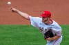 Washington Nationals starting pitcher Stephen Strasburg throws during the second inning of a baseball game against the Baltimore Orioles in Washington, Sunday, Aug. 9, 2020. (AP Photo/Manuel Balce Ceneta)