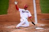 Washington Nationals' Juan Soto slides home to score on a single by Josh Harrison during the third inning of the team's baseball game against the Tampa Bay Rays, Tuesday, Sept. 8, 2020, in Washington. (AP Photo/Nick Wass)