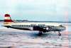 A Pacific Western Airlines DC-4, similar to the aircraft Sharon Gray worked on as a flight attendant, catering to children flying to residential schools. (Supplied)