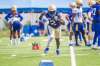MIKAELA MACKENZIE / WINNIPEG FREE PRESS
Defensive end Jonathan Kongbo says his father wouldn't have let him play with anyone other than the Winnipeg Blue Bombers.