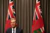 ALEX LUPUL / WINNIPEG FREE PRESS Premier Brian Pallister is photographed during a press conference at the Legislative Building in Winnipeg on Tuesday, August 3, 2021. The premier announced looser restrictions for Manitobans.