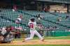 MIKAELA MACKENZIE / WINNIPEG FREE PRESS
Goldeyes outfielder Max Murphy had a pair of doubles in Thursday's shutout of the Sioux City Explorers.