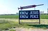 Malak Abas / Winnipeg Free Press
At the intersection of Highway 3 and Road 25W in the rural municipality of Stanley, on the way from Morden into Winkler, a sign critical of the COVID-19 vaccine sits on land owned by Stanley councilor Alfred 