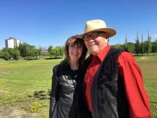 CAROL SANDERS / WINNIPEG FREE PRESS
Morgan Fontaine (nee Sizeland), left, grew up blocks from the rez school in River Heights and first met Ted Fontaine, right, when he was one of the 