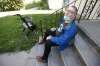 JOHN WOODS / WINNIPEG FREE PRESSMark Olfert, was living in a Main Street hotel until it was damaged by fire, is photographed outside his friend’s home where he is staying until he can get his own place in Winnipeg Thursday, August 25, 2021.
Reporter: Robertson