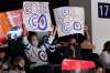 Winnipeg Jets fans cheer on their team during third period NHL preseason action against the Ottawa Senators, in Winnipeg, Sunday, Sept. 26, 2021. THE CANADIAN PRESS/Fred Greenslade