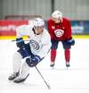 MIKE DEAL / WINNIPEG FREE PRESS
Winnipeg Jets' Andrew Copp during practice at MTS Iceplex Monday morning. The 27-year-old winger registered career highs in goals (15), assists (24) and points (39) during the shortened 2021 season.