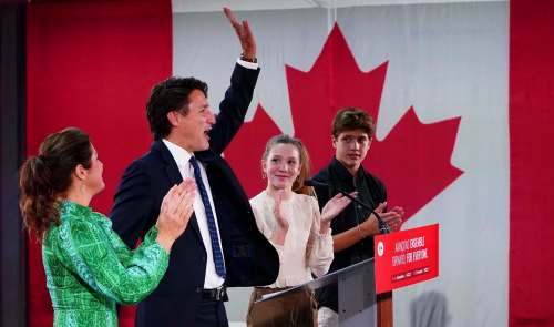 Sean Kilpatrick / The Canadian Press FILES
Prime Minister Justin Trudeau was all smiles on Sept. 20 after his government was re-elected, but the Liberal party is in a very precarious position.