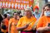 MIKAELA MACKENZIE / WINNIPEG FREE PRESS
Mary Starr walks in a march that went from the Canadian Museum for Human Rights to St. John's Park on the first National Day for Truth and Reconciliation in Winnipeg on Thursday, Sept. 30, 2021. For --- story.
Winnipeg Free Press 2021.