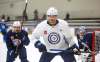 MIKE DEAL / WINNIPEG FREE PRESS
Adam Lowry will be centring Paul Stastny, and Kristian Vesalainen on the Jets checking line.