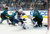 Thearon W. Henderson/Getty Images/TNS
Winnipeg Jets' Nikolaj Ehlers reacts after losing control of the puck in front of San Jose Sharks goaltender Adin Hill on Saturday, in San Jose. Despite leading the team in shot attempts, Ehlers has been held scorless for the first four games of the season.