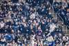 JESSICA LEE / WINNIPEG FREE PRESS
Fans cheer after the first Jets goal, scored by Pierre-Luc Dubois at the Canada Life Centre on October 21, 2021.