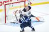 Winnipeg Jets' Kyle Connor breaks in on the Edmonton Oilers net. Scoring is up around the NHL especially via shot-tip goals or rebound goals at the net front. THE CANADIAN PRESS/John Woods